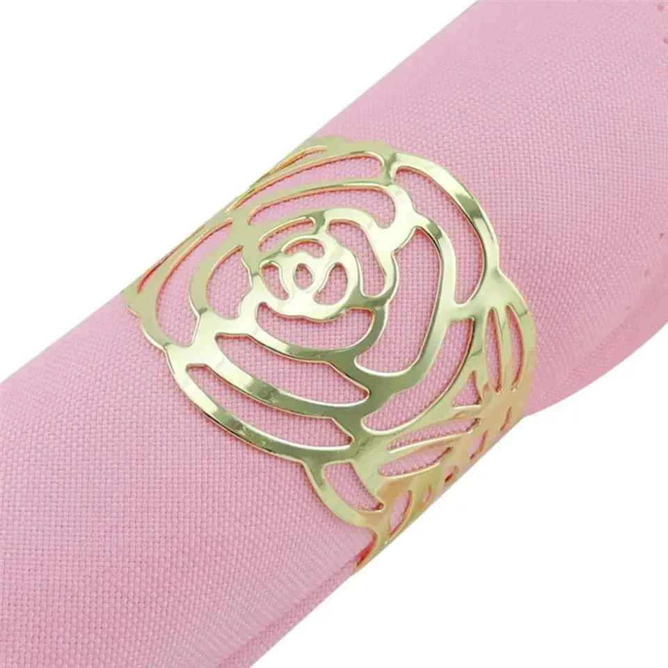 Metal Napkin Holders (5098)-Golden Rose - Image 4
