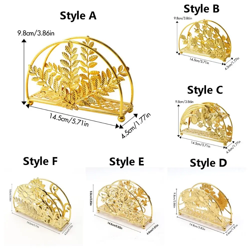Metallic Napkins & Tissue Holder-Wheat(SA2408-133) - Image 2