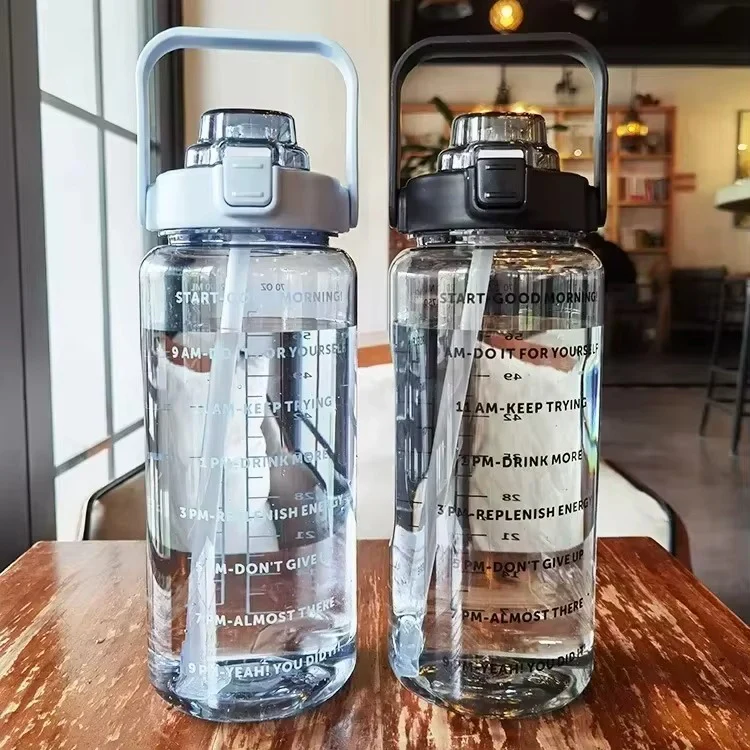 Motivational Water Bottle With Time Labeling(SA2408-221) - Image 22