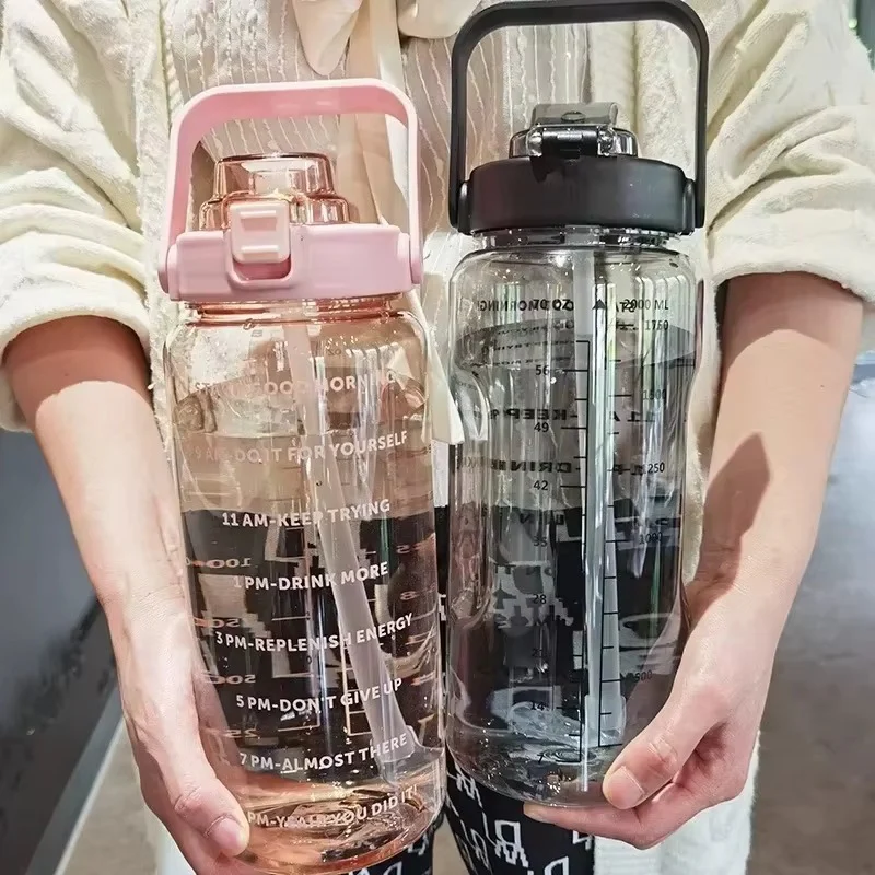 Motivational Water Bottle With Time Labeling(SA2408-221) - Image 23