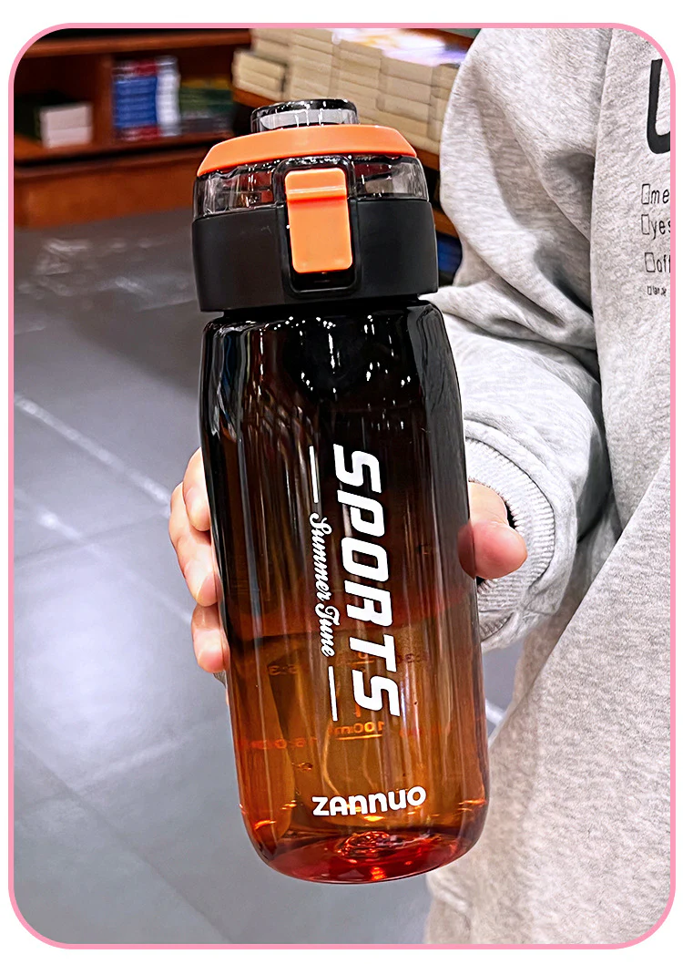 Motivational Water Bottle with Time Marker BPA Free-SA2408-165 - Image 11
