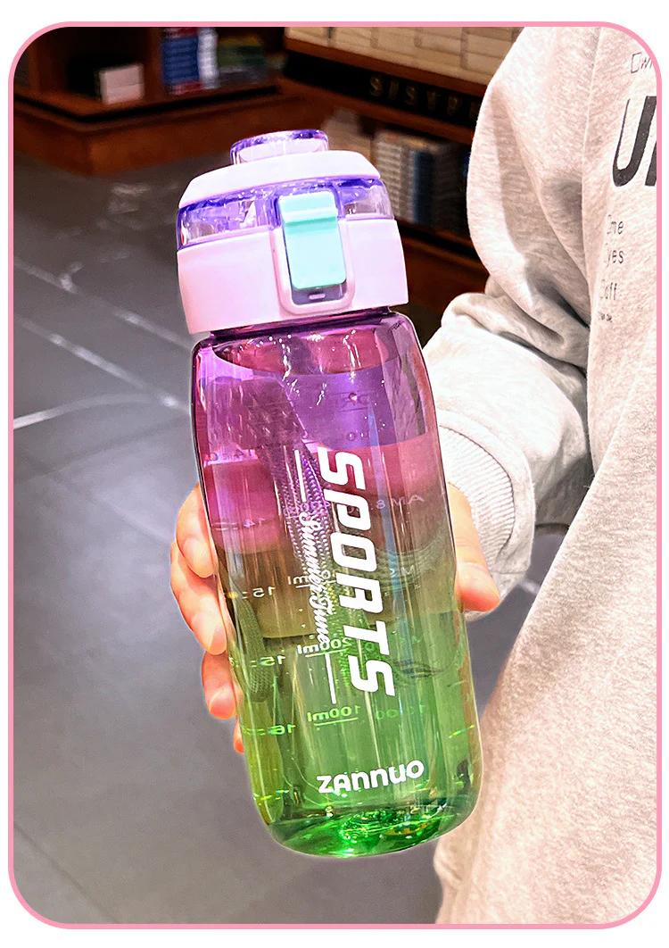 Motivational Water Bottle with Time Marker BPA Free-SA2408-165 - Image 3