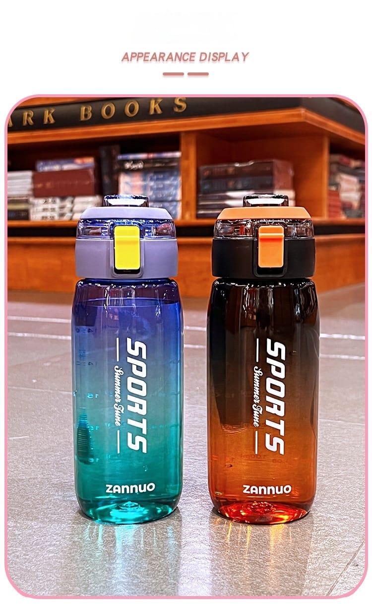Motivational Water Bottle with Time Marker BPA Free-SA2408-165 - Image 7