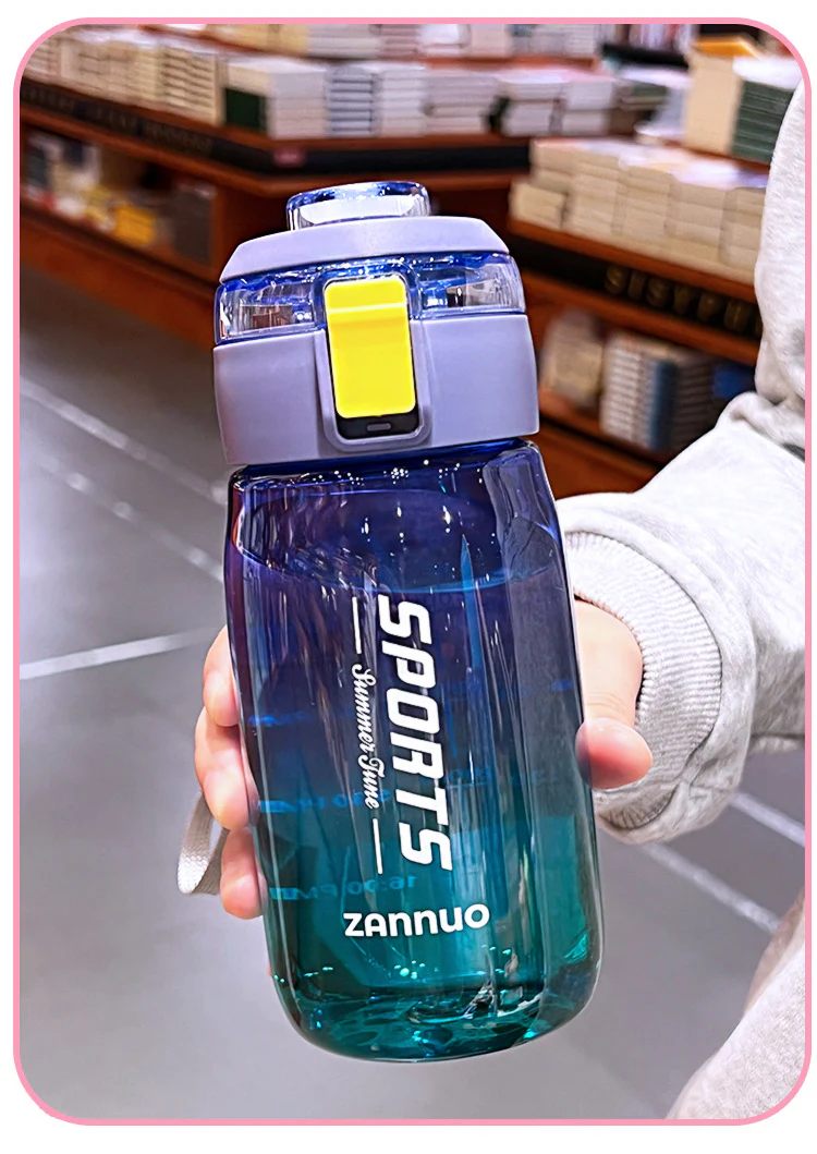 Motivational Water Bottle with Time Marker BPA Free-SA2408-165 - Image 9