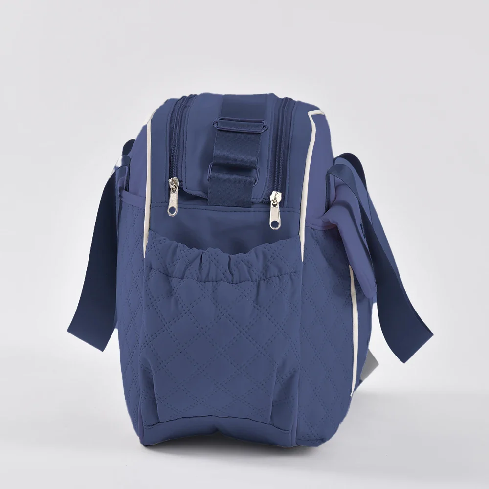 Multi function Mommy Bag with Large Capacity-SA2408-273(Blue) - Image 4