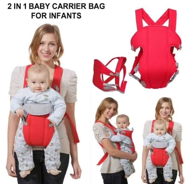 4-in-1 Baby Carrier Bag Adjustable with Comfortable Head Support & Buckle Straps-SA2408-276 - Image 11