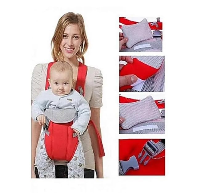 4-in-1 Baby Carrier Bag Adjustable with Comfortable Head Support & Buckle Straps-SA2408-276 - Image 12