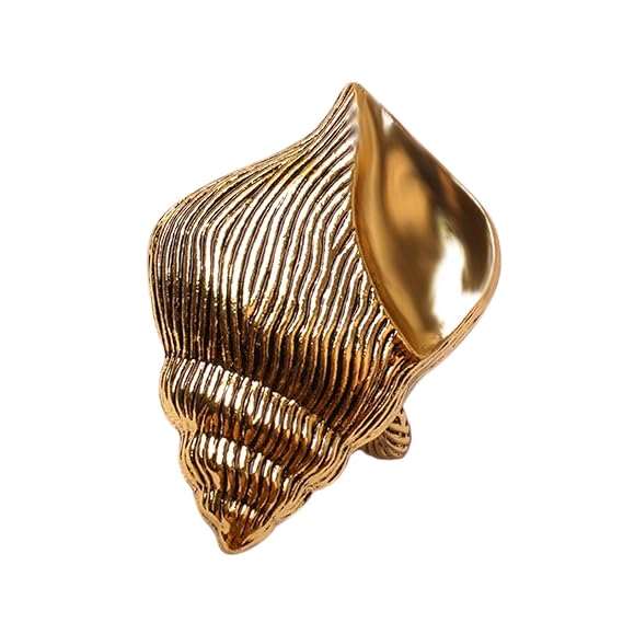Napkin Holder Rings-Counch(Gold) - Image 2