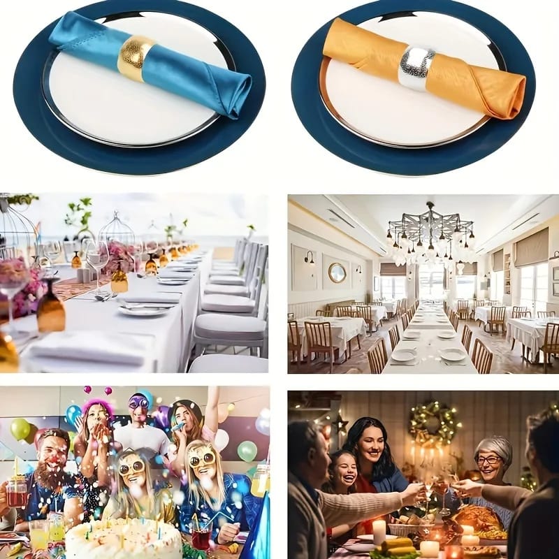 Napkin Holder Rings-Golden Rings - Image 5