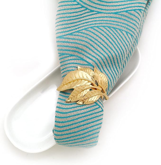 Napkin Holder Rings-Multi Patels(Gold) - Image 6