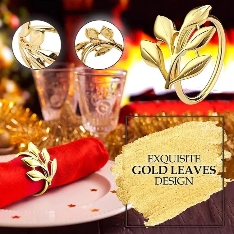 Napkin Holder Rings-Rowan Golden - Image 3