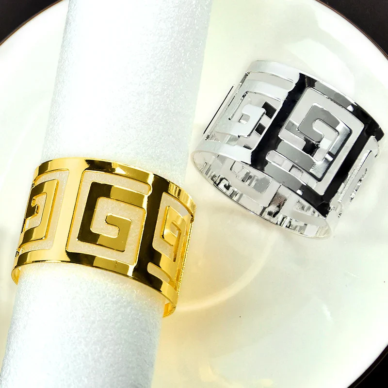 Napkin Holder Rings-Versace(Sliver) - Image 5