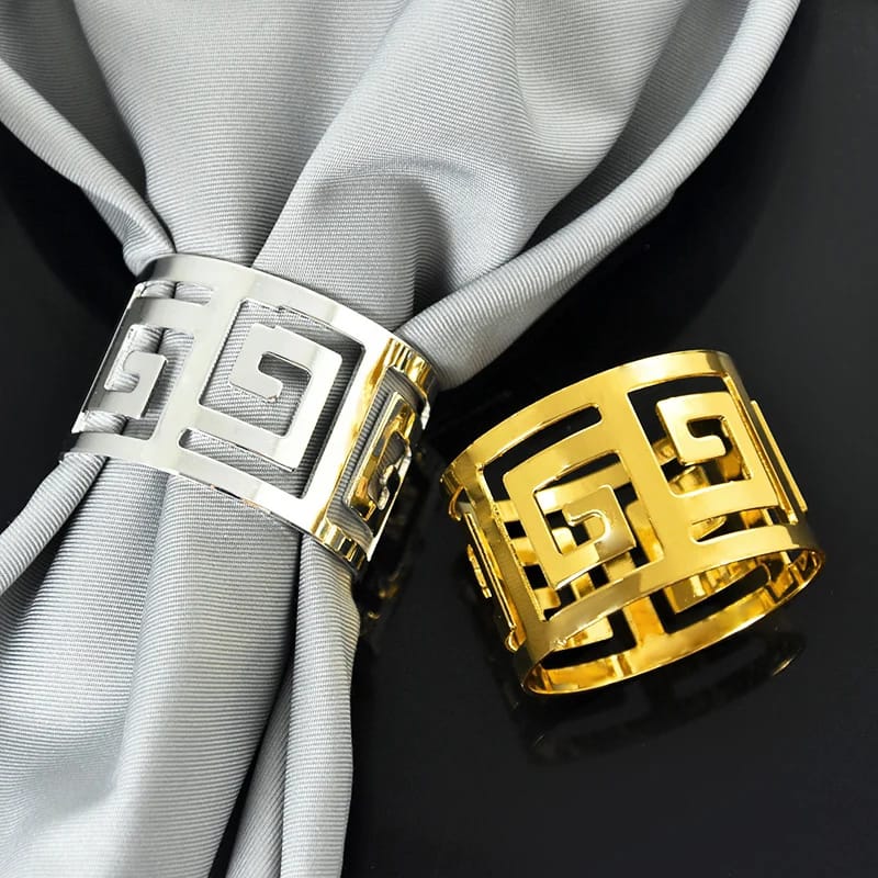 Napkin Holder Rings-Versace(Gold) - Image 10
