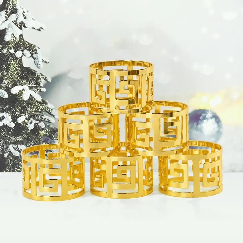 Napkin Holder Rings-Versace(Gold) - Image 11
