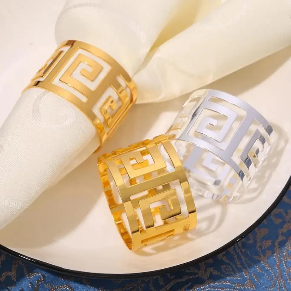 Napkin Holder Rings-Versace(Gold) - Image 13