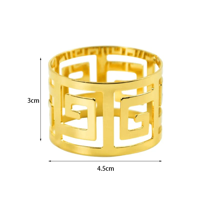 Napkin Holder Rings-Versace(Gold) - Image 15
