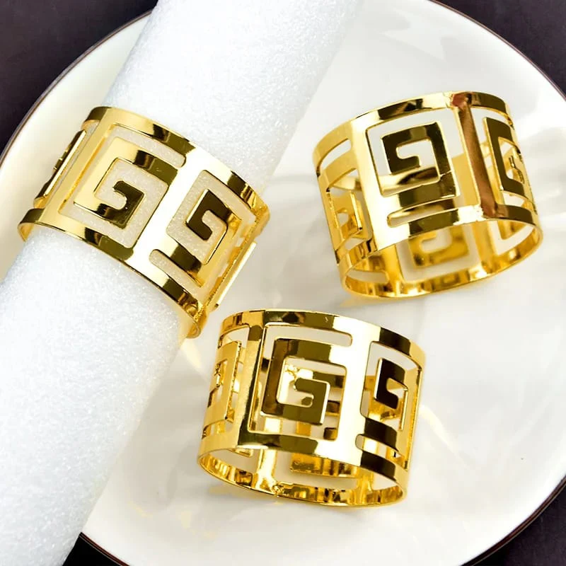 Napkin Holder Rings-Versace(Gold) - Image 18