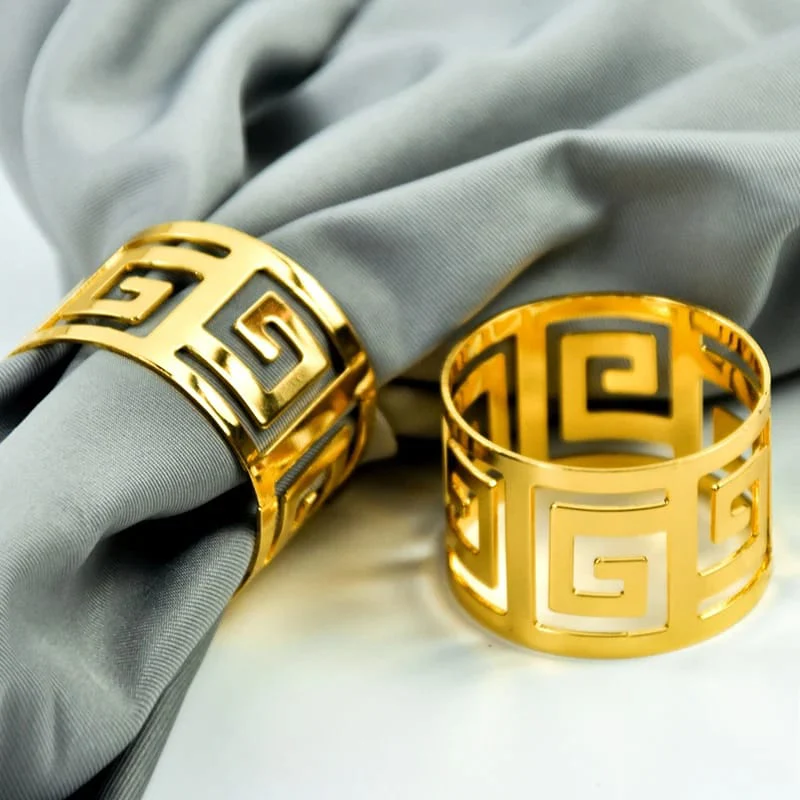 Napkin Holder Rings-Versace(Gold) - Image 19