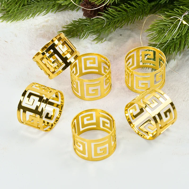 Napkin Holder Rings-Versace(Gold) - Image 2