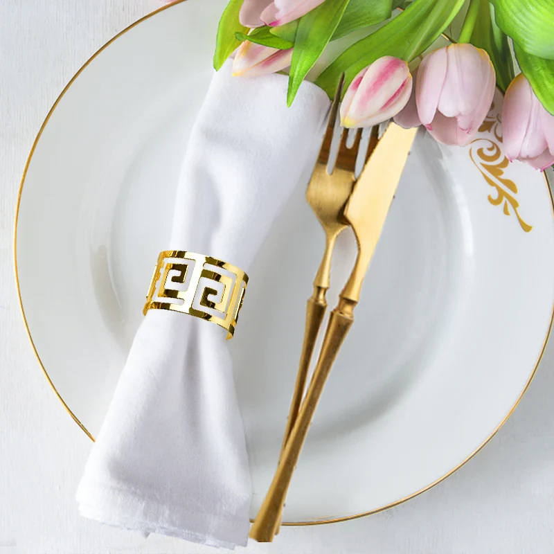 Napkin Holder Rings-Versace(Gold) - Image 4