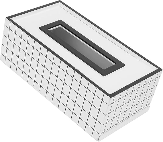 Nordic Style Wooden Tissue Box-Line Gird(SA2405-26) - Image 14
