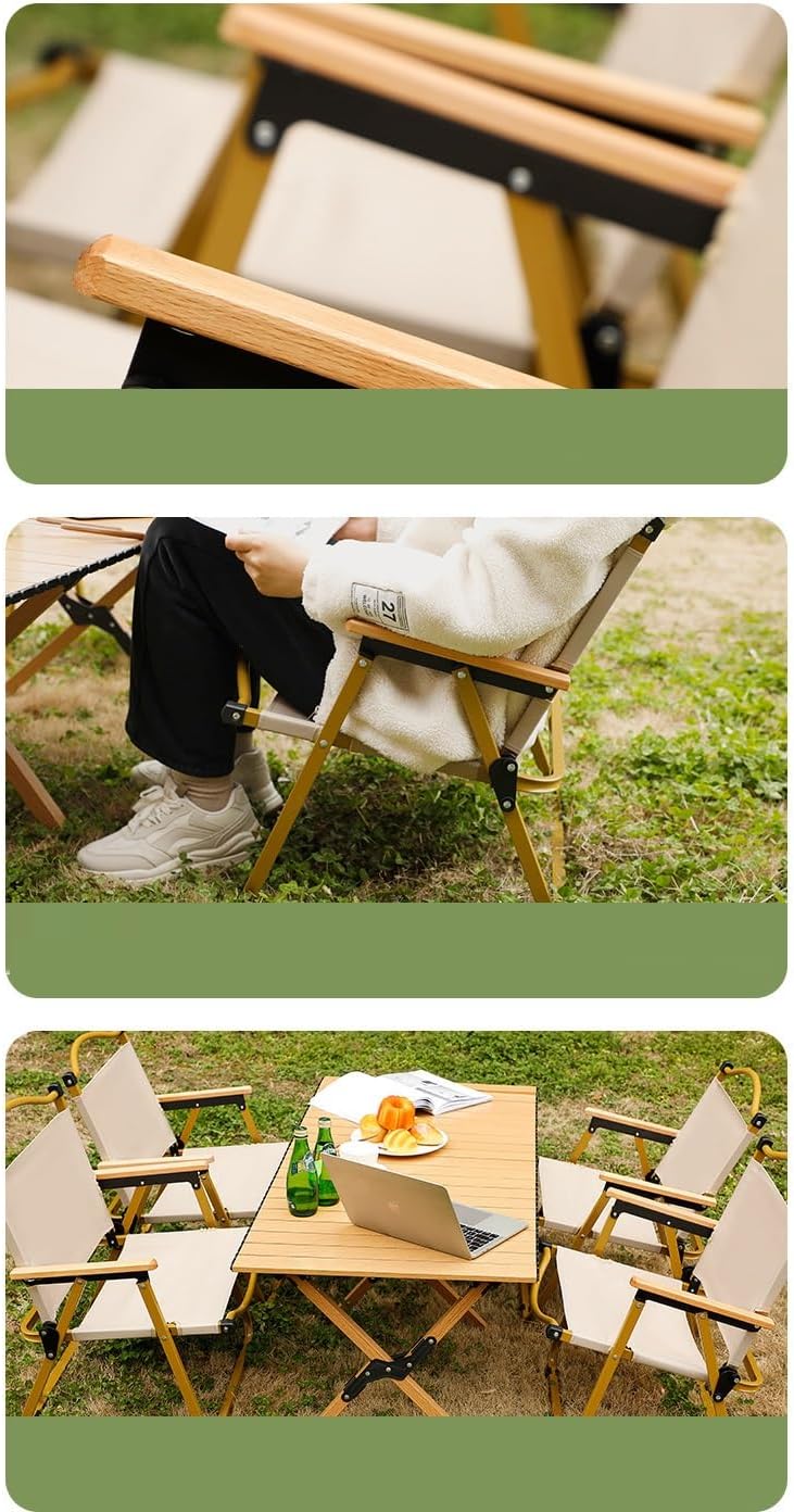 Portable Foldable Chair With Metal Frame(SA2405-145)-Black - Image 7