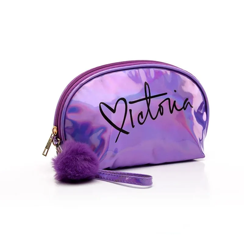 Portable Makeup Organizer Bag Victoria-14729Purple