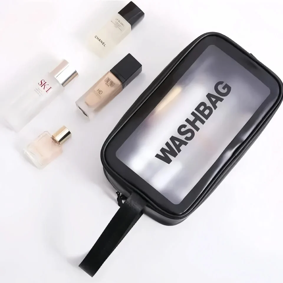 Portable Makeup Organizer Bag WASHBAG-Black Large 14626(SA2405-119) - Image 11
