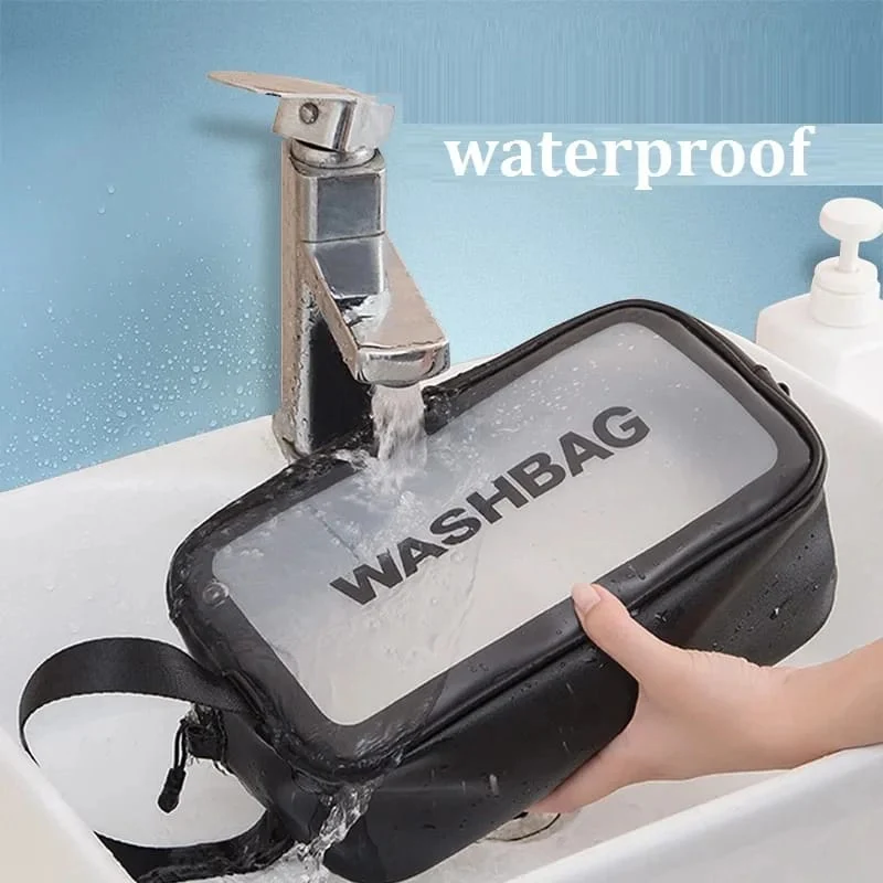Portable Makeup Organizer Bag WASHBAG-Black 14627 Small(SA2405-120) - Image 12