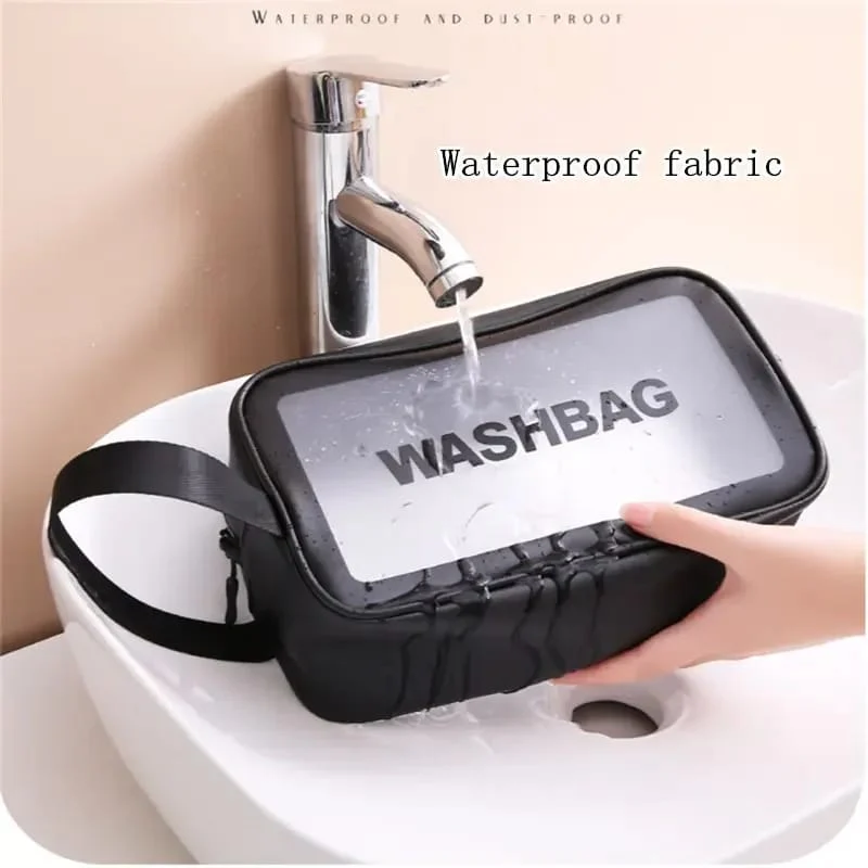 Portable Makeup Organizer Bag WASHBAG-Black 14627 Small(SA2405-120) - Image 14