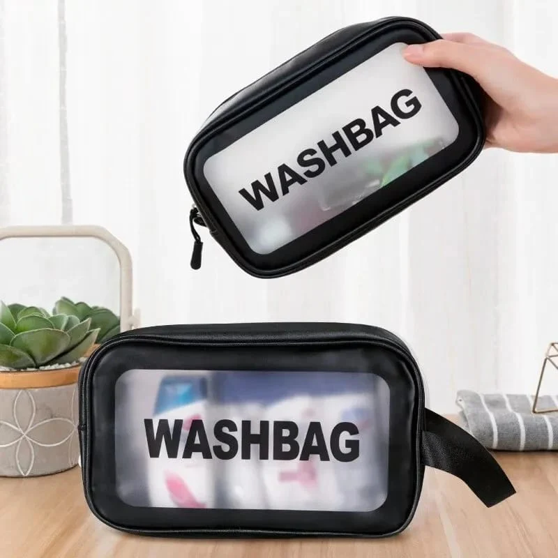 Portable Makeup Organizer Bag WASHBAG-Black 14627 Small(SA2405-120) - Image 15