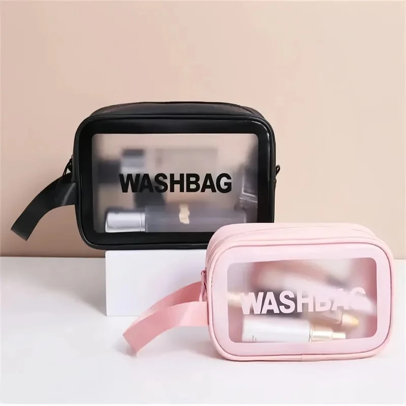 Portable Makeup Organizer Bag WASHBAG-Pink Large(SA2405-117) - Image 10
