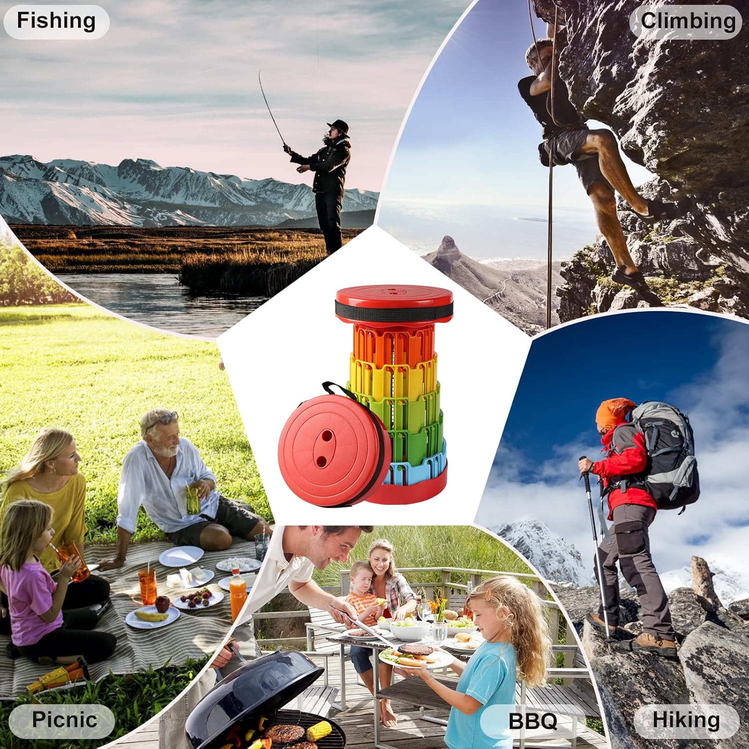 Portable Sitting Stool-Multi - Image 6