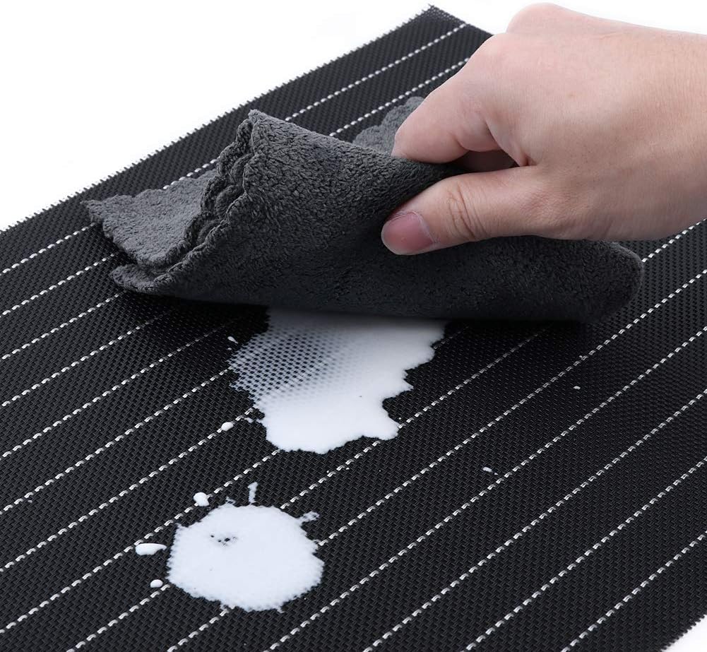 PVC Table Place Mats-Black Stripes - Image 9