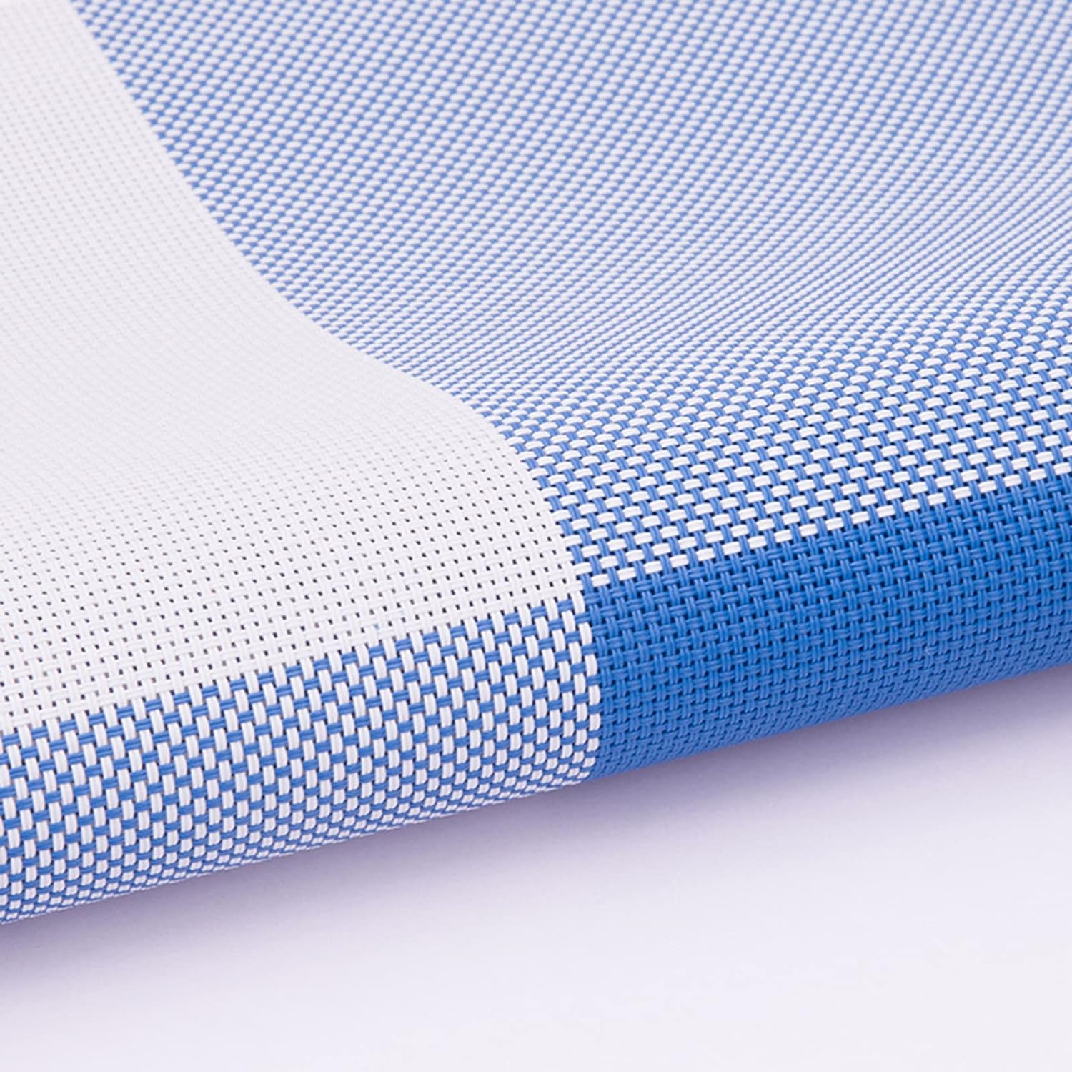 PVC Table Place Mats-Blue Check - Image 6