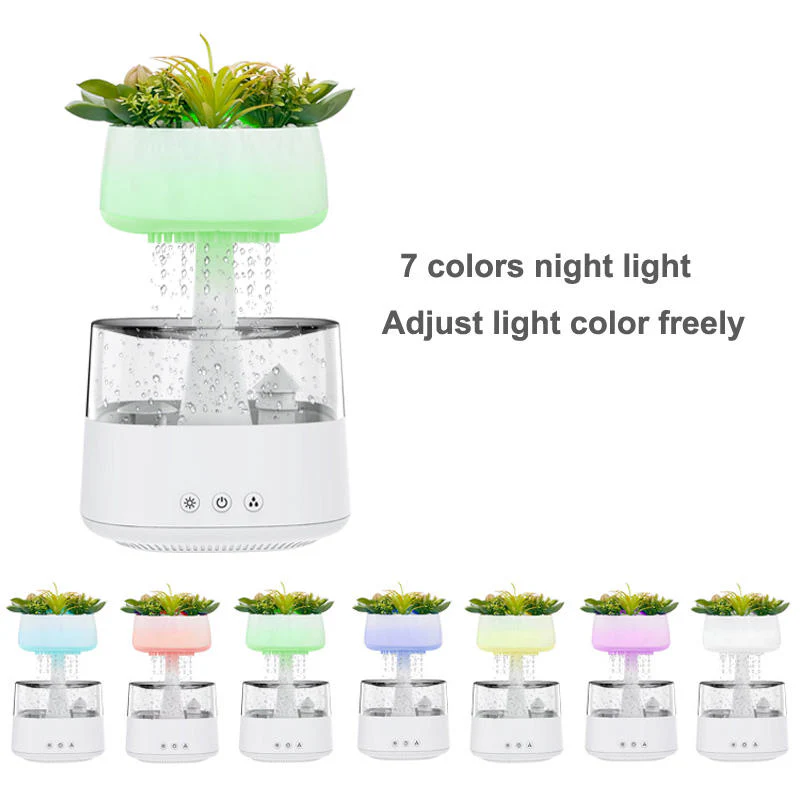 Rain Humidifier With 7 Colors Light-SA2411-61 - Image 5