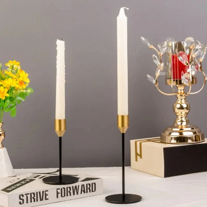 Set of 3 Metal Candle Holder-Golden Cups(2102) - Image 9