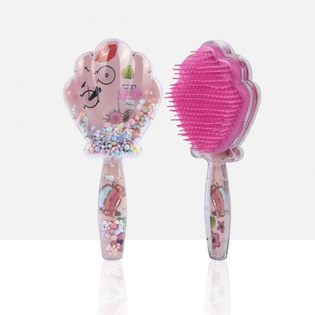 Shell Hair Brush with Handle - Image 5