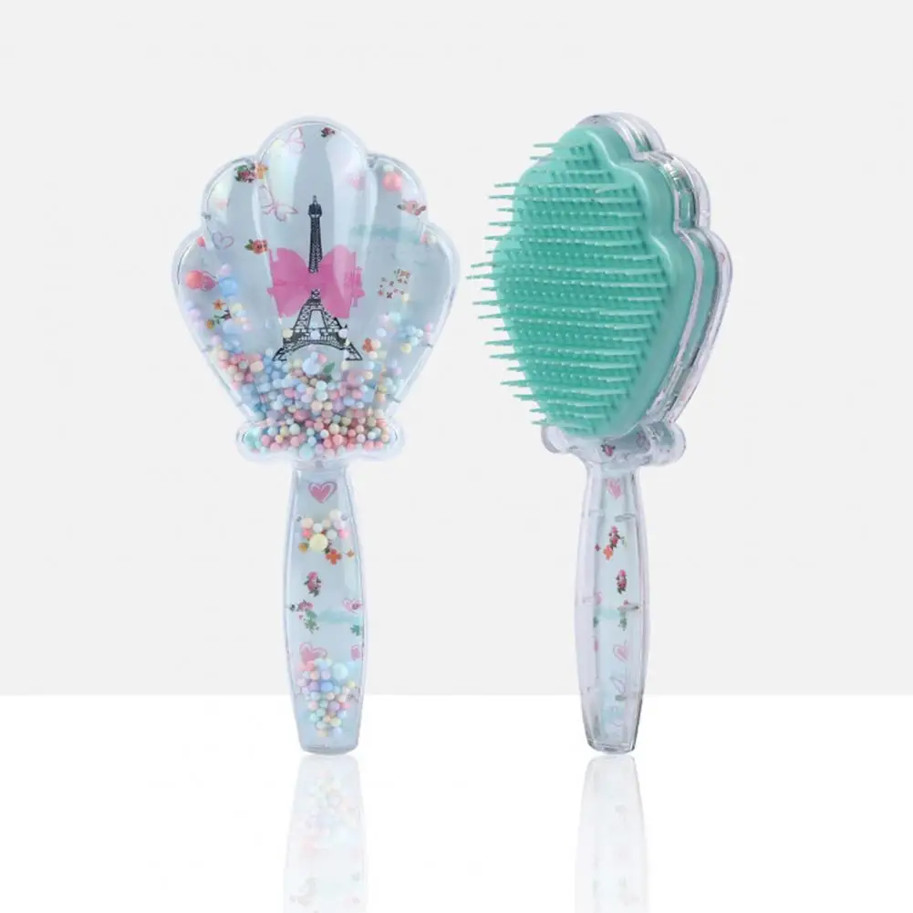 Shell Hair Brush with Handle - Image 6