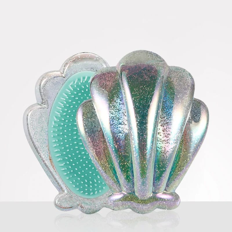Shiny Shell Hair Brush-Mermaid Shell - Image 11