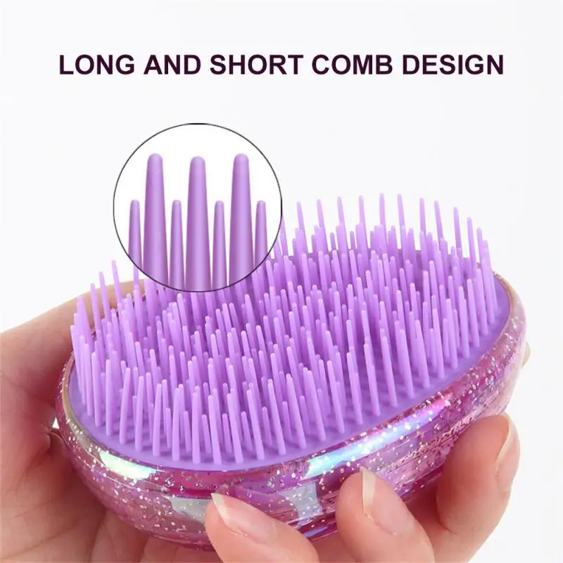 Shiny Shell Hair Brush-Mermaid Shell - Image 2