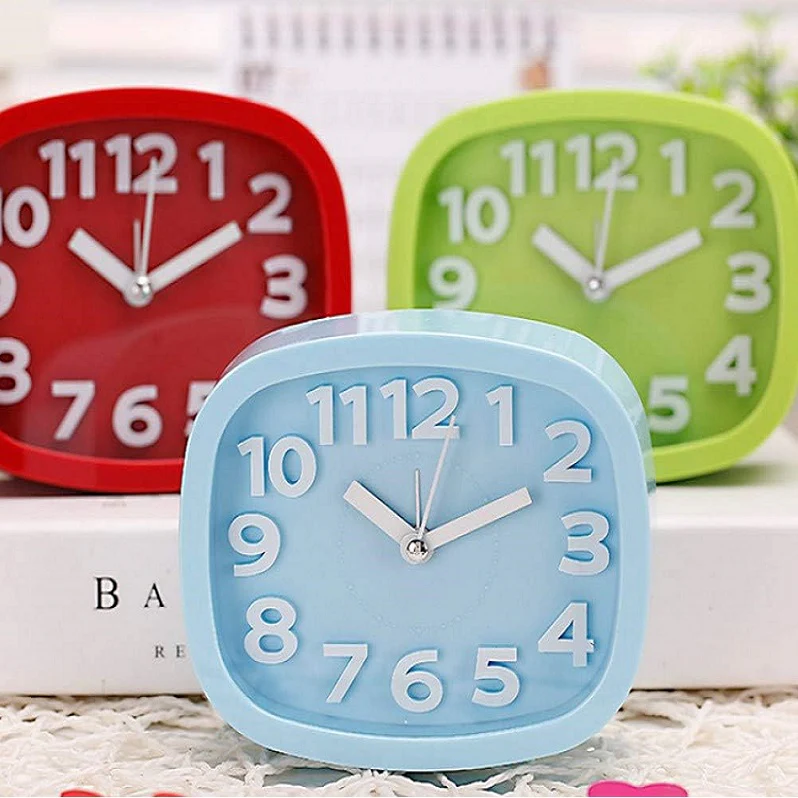 Side Table Alarm Clock-Green(5545)(SA2405-57) - Image 4