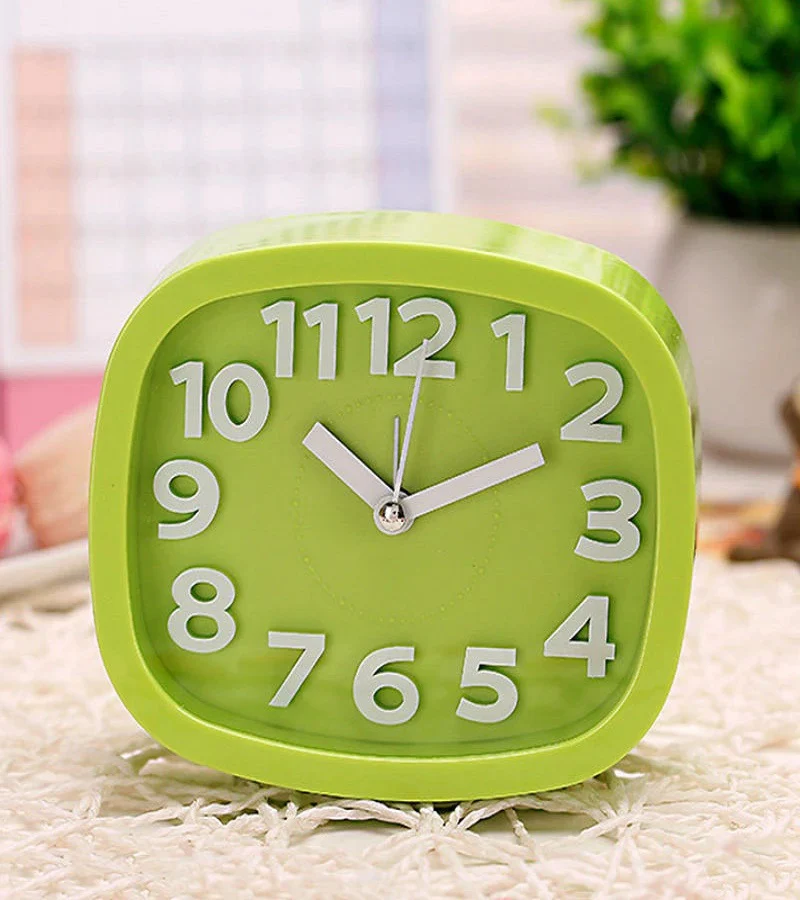 Side Table Alarm Clock-Green(5545)(SA2405-57) - Image 5