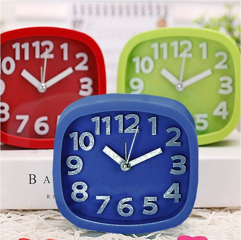 Side Table Alarm Clock-Red(SA2405-57) - Image 3