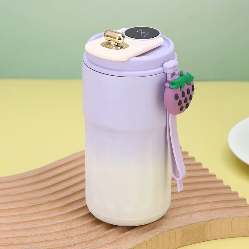 Smart Coffee Thermos With Temperature Display (SA2510-154)Lilac