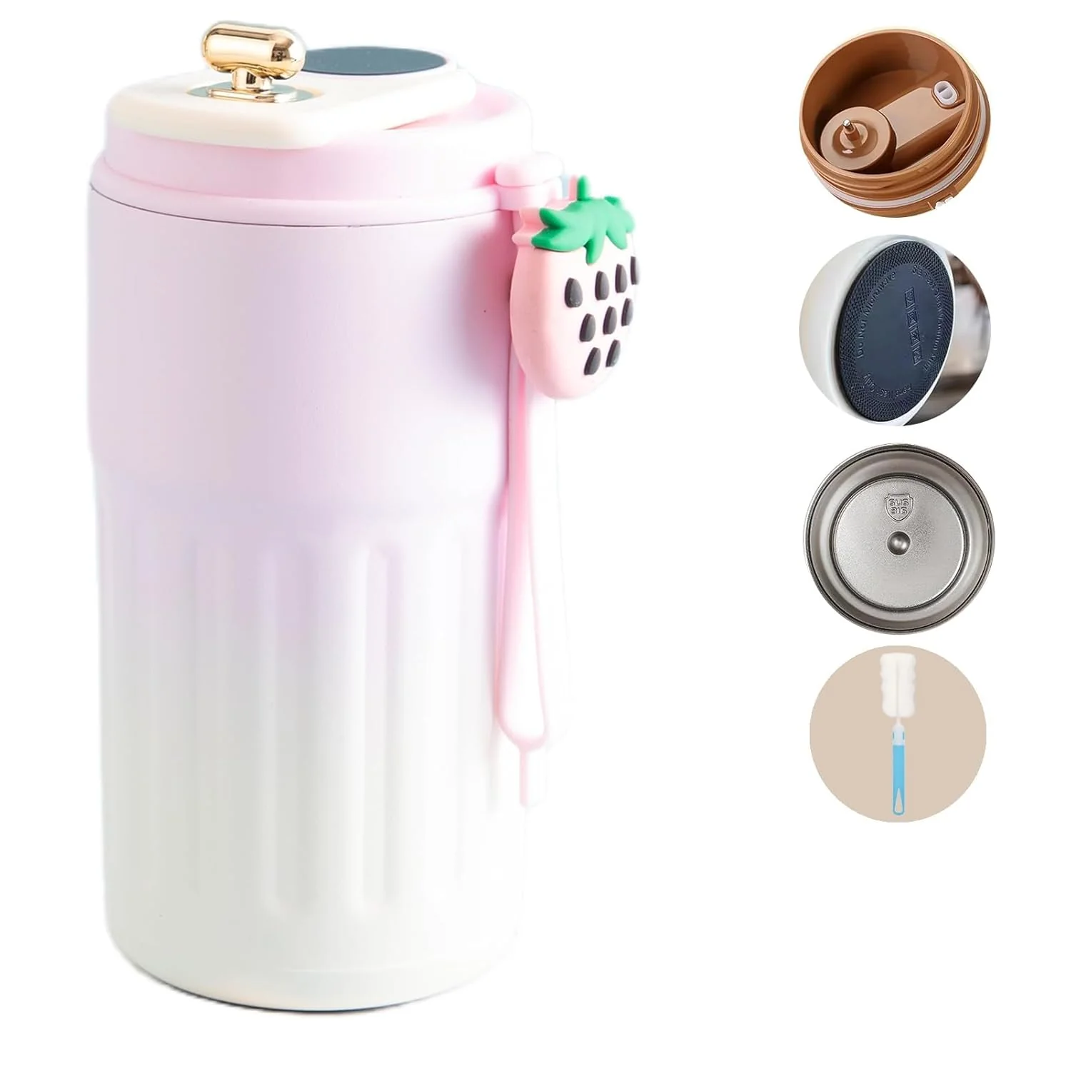 Smart Coffee Thermos With Temperature Display (SA2510-154)Pink