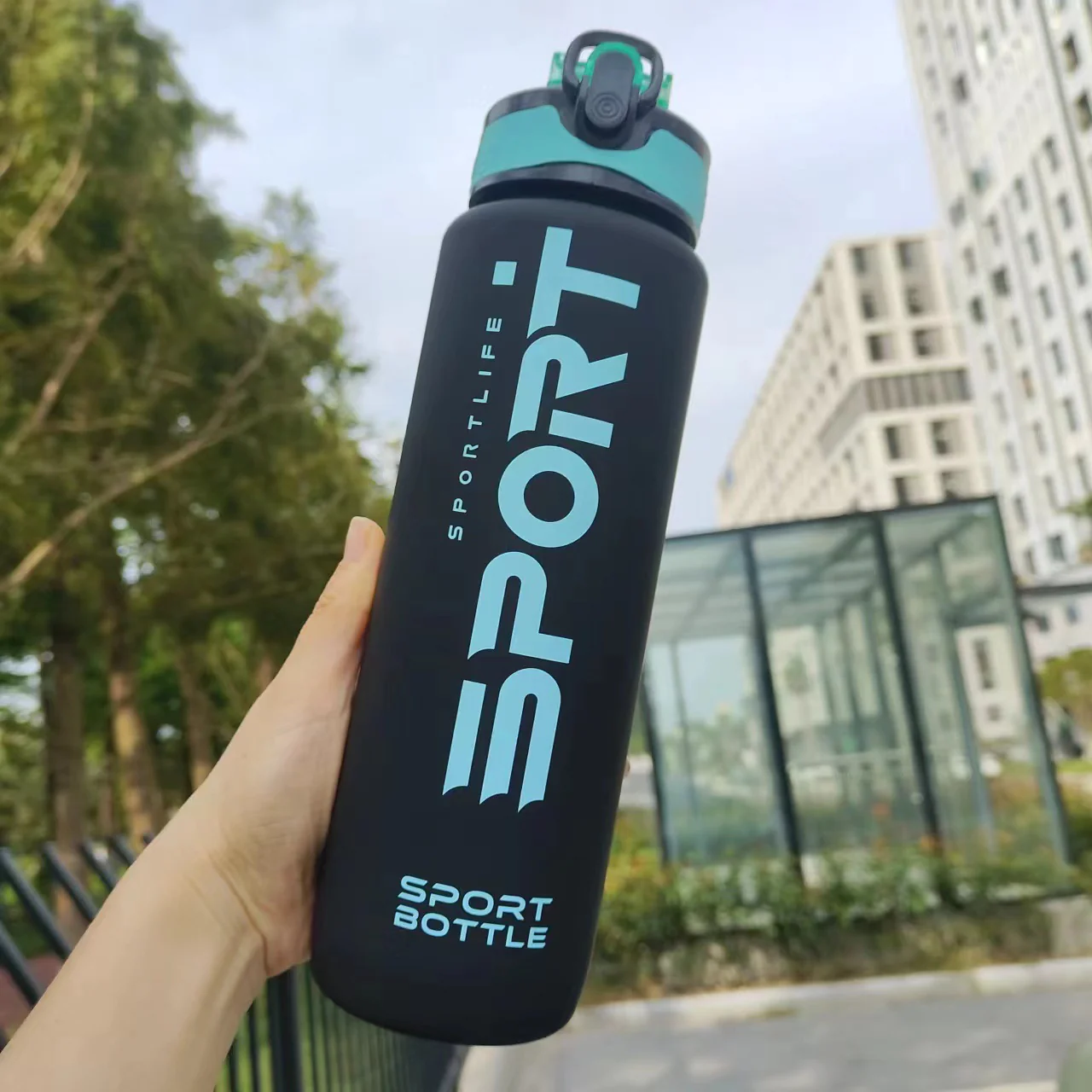 Sports Water bottle with Time Marker-SA2408-220 - Image 4