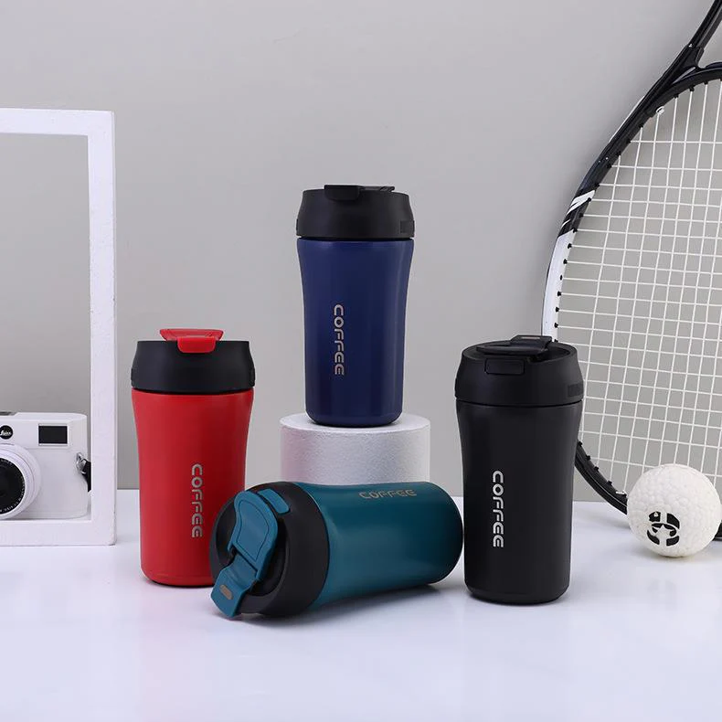 Stainless Steel Double Layer Coffee Tumbler 400ml - Image 6