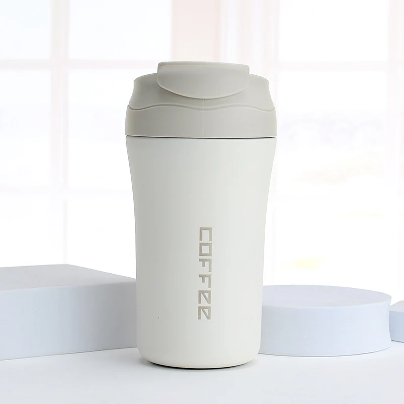 Stainless Steel Double Layer Coffee Tumbler 400ml - Image 8