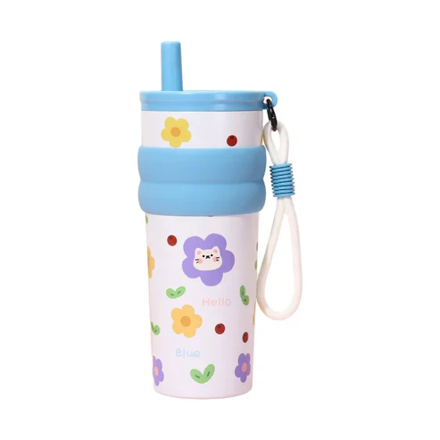 Stainless Steel Insulation Cup (SA2510-153)Floral